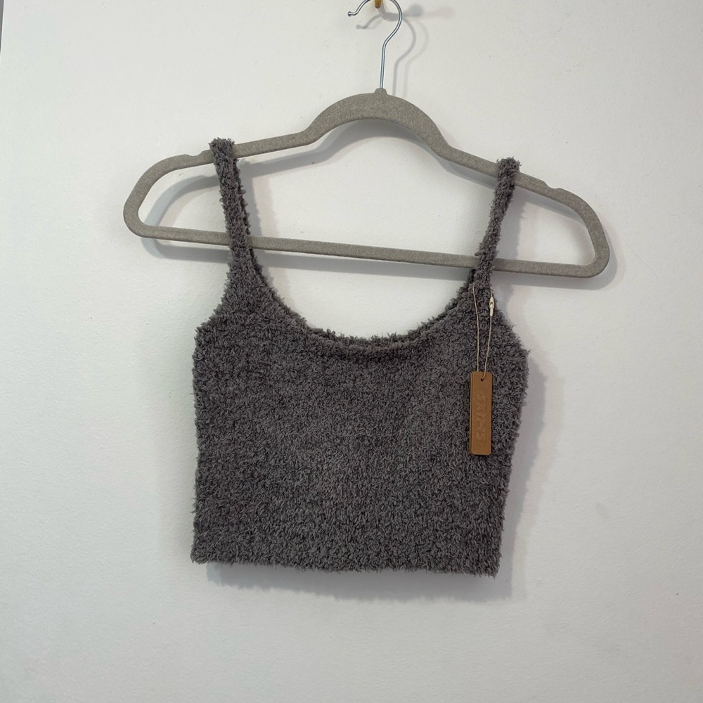 SKIMS 💋 Cozy Knit Smoke Grey Bralette
